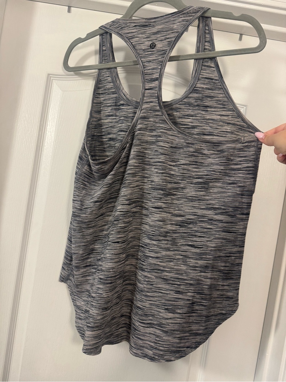 Lululemon Athletica Space-Dye Racerback Tank - Gray/Black - Picture 3 of 6